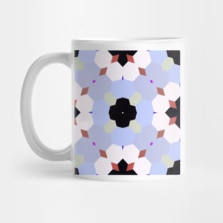 Cute Blue Flowers Floral Abstract Art Mug